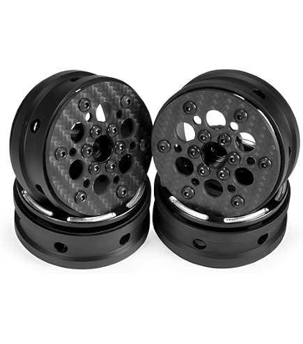 thumbnail image 2 of REDSPIDER 1.9 Beadlock Wheels - 4PC Gold Metal Rims For RC Crawler Cars 2 of 12