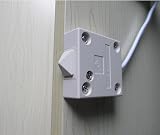 SFTlite Black Surface Push to Break Door Light Switch 2A 250V Cupboard Cabinet view 5
