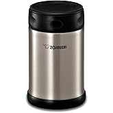 Zojirushi Steel Food Jar, 25-Ounce, Black/Stainless