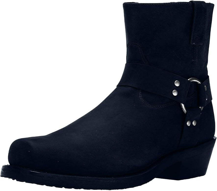 mens short harness boots