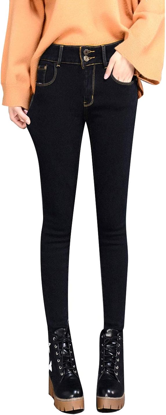fleece skinny jeans
