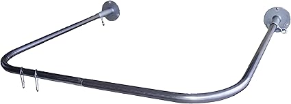 32 Indoor Outdoor Removable Shower Curtain Rod Heavy Duty