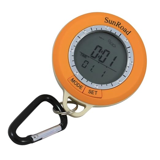 title=Lixada Sunroad SR108S Mini LCD Digital pedometro Altimetro Barometro Bussola
