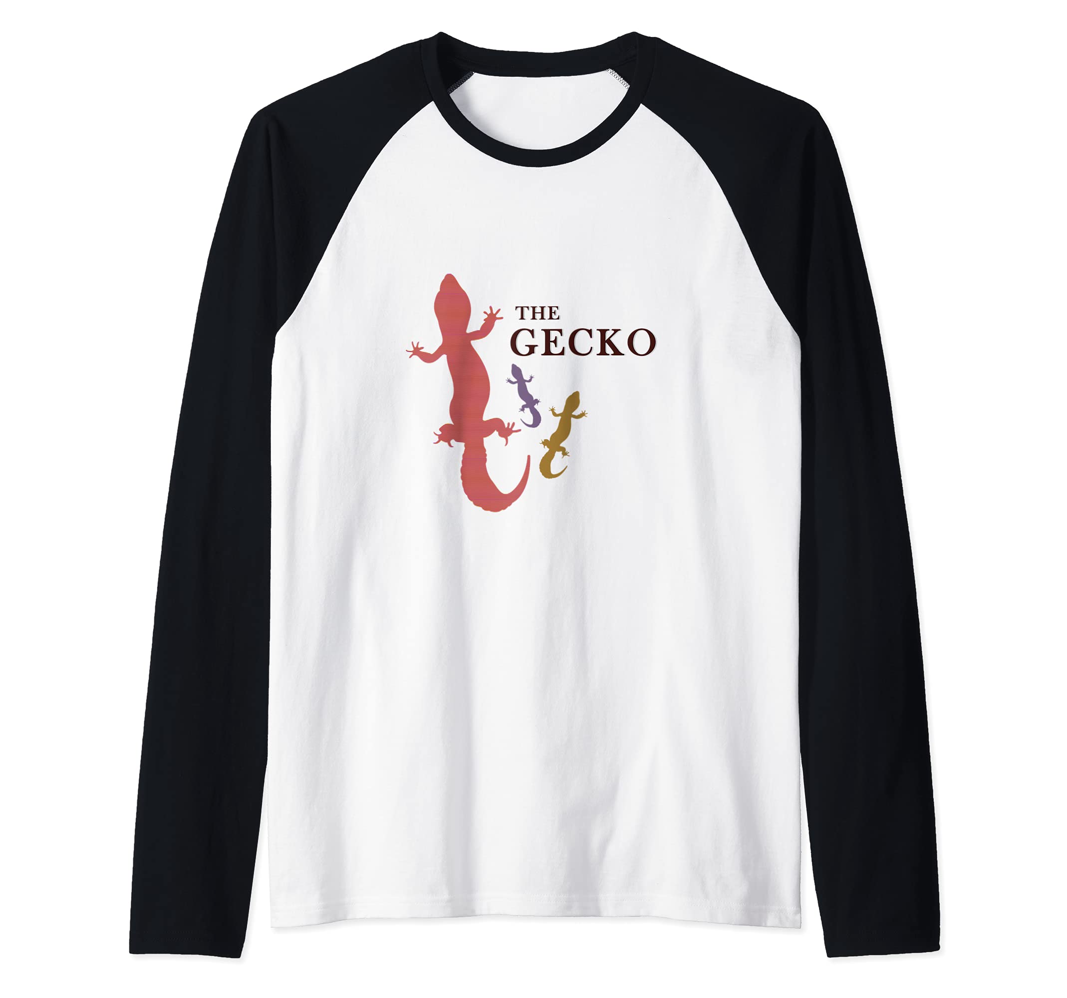 Leopard Gecko Shirt Lizard Desert Gift Raglan Baseball Tee