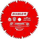 Diablo D1260X 12-Inch by 60t 1in Arbor Combination Saw Blade