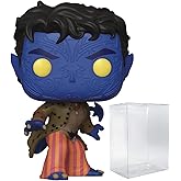 POP Marvel: X-Men 20th Anniversary - Nightcrawler Funko Pop! Vinyl Figure (Bundled with Compatible Pop Box Protector Case), Multicolor, 3.75 inches