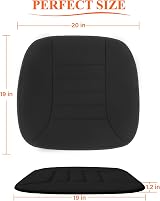 kingphenix Car Seat Cushion 1.2 Inch Memory Foam Black view 6