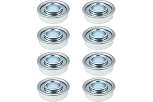 SG Store 8pcs Push Mower Flange Wheel Bearings 1-1/8x 1/2in 734-04019 Compatible with Troy BILT 12" Wheel