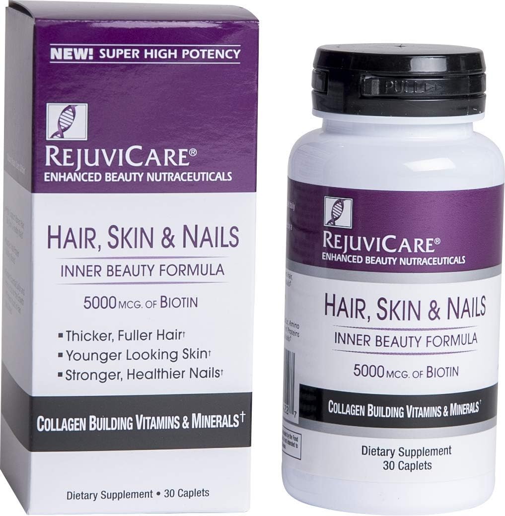 Rejuvicare Hair Skin Nails Formula Caplets 30 Each Amazon Ca Health Personal Care