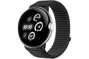 SinMutisme Nylon Braided Watch Band Compatible with Google Pixel Watch 4 Bands, Breathable Replacement Strap for Pixel Watch 