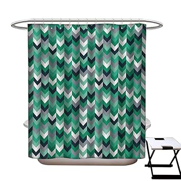 Amazon Com Blountdecor Chevron Shower Curtain Customized Arrow