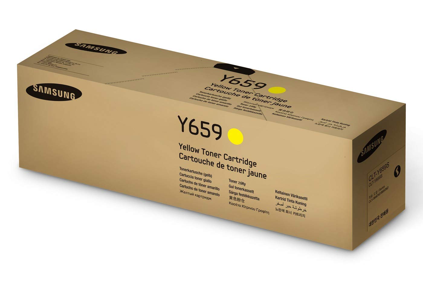 Samsung SU570A CLT-Y659S Toner Cartridge, Yellow, Pack of 1
