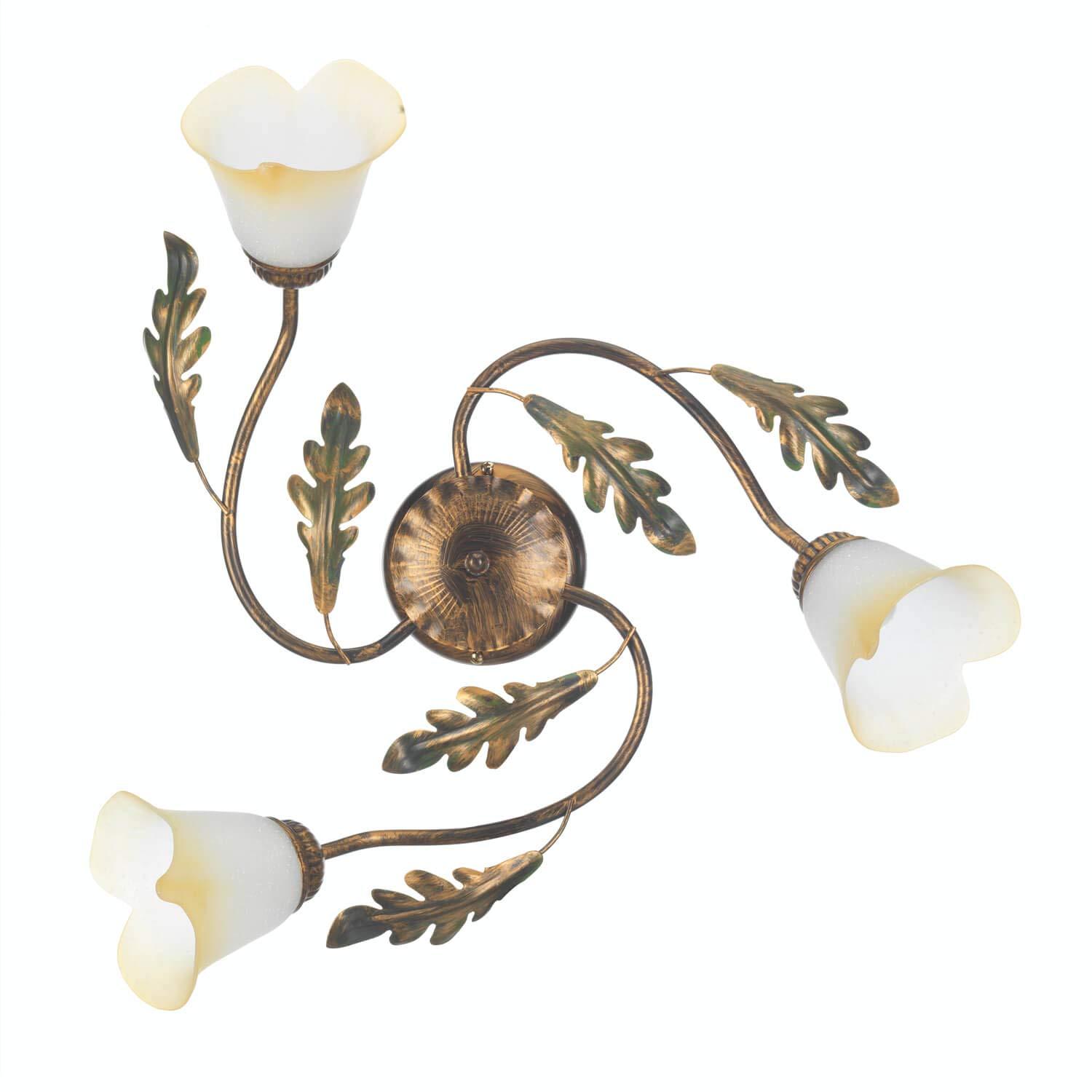 Onli Wall Light in Metal Classic 3 luci Bronze