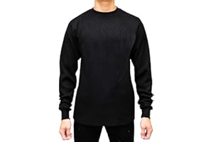 Access Heavyweight Crew Neck Thermal Shirts for Men, Crafted from Rugged Waffle Knit Fabric, Men's Thermal Long Sleeve Shirt