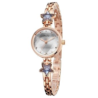 Heritage & Charm Analogue White & Rose Gold Girls & Women's Watch (6111).