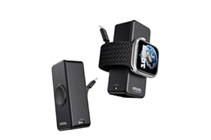 Intoval Portable Charger for Apple Watch, 4500mAh Magnetic Wireless Power Bank for iWatch Series 9/8/7...2 Ultra 2/1 & iPhone, Battery Pack & Travel Accessories & tech Gadgets Gifts for Men(C Cord)