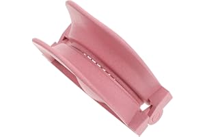 FELTECHELECTR Manual Dumpling Maker Mold with Pink Wheat Straw Material Dumpling Wrapper Tool for Household