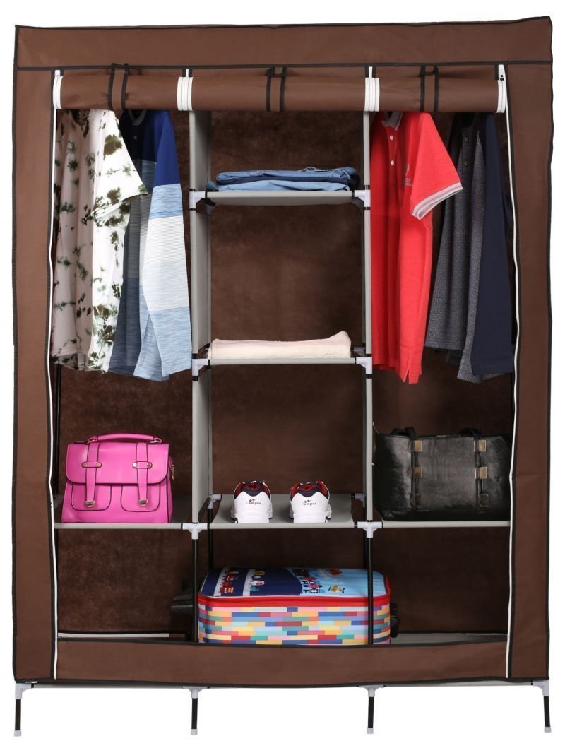 Krishyam Portable Clothes Closet Home Wardrobe Clothes Storage
