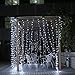 ADDLON Curtain String lights 300 LED Icicle Lights Fairy Starry Lights 8 Modes Decorative Lights For Wedding Bedroom Holiday Party Indoor outdoor UL Certification (Cold white)