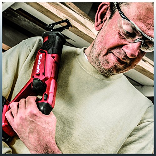 Einhell Akku Säbelsäge TE-AP 18 Li Solo Power X-Change (Lithium Ionen, 18 V, werkzeugloser Sägeblattwechsel, max. 100 mm… – Bild 6