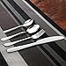 Silverware Flatware Cutlery Set, Stainless Steel Utensils Service for 2, Include Knife/Fork/Spoon, Mirror Polished, Dishwasher Safe(8 Pieces)
