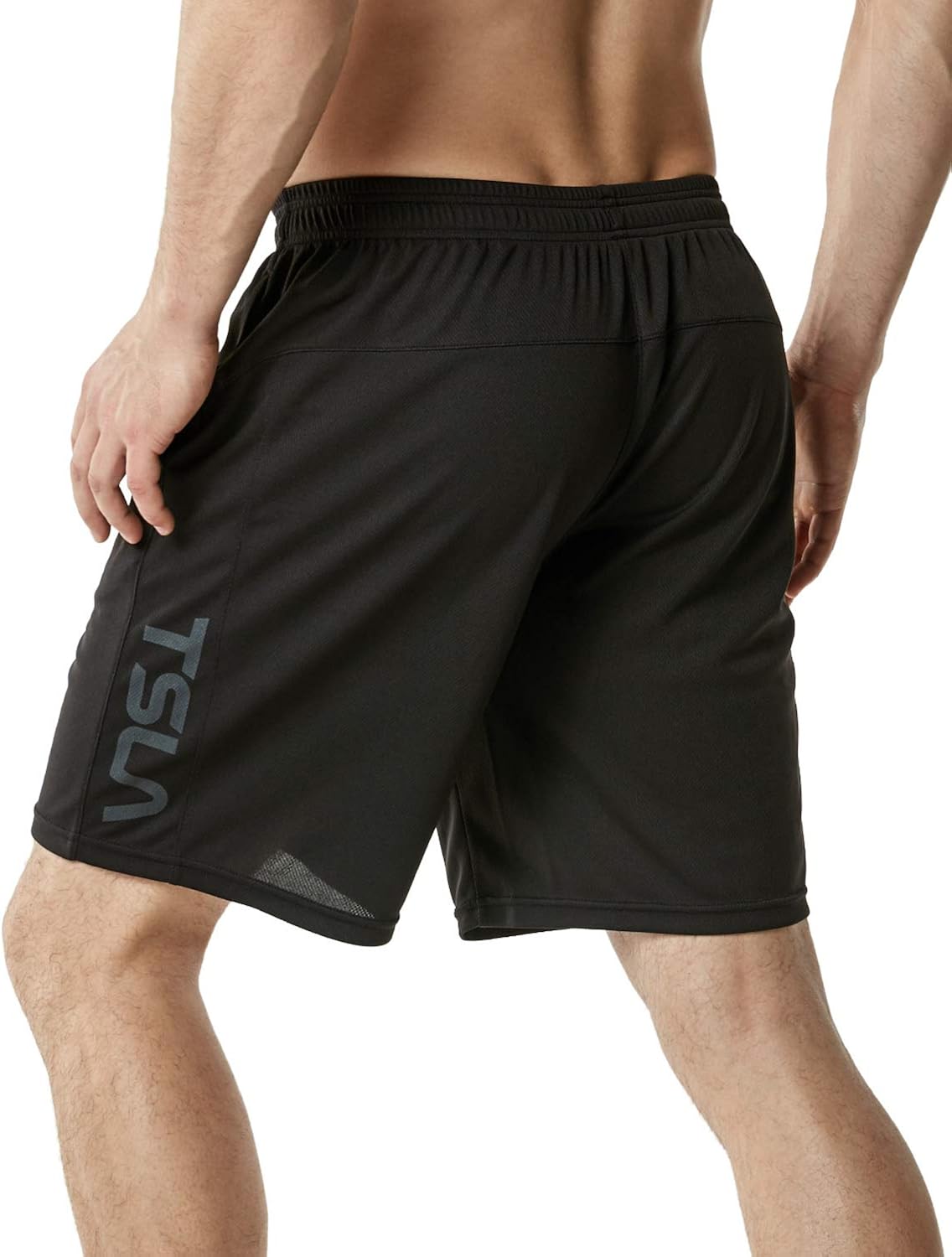 TSLA 1, 2 or 3 Pack Men's Athletic Mesh Shorts, Quick Dry Basketball Running Shorts, Gym Training Workout Shorts with Pockets : Clothing