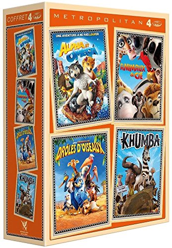Khumba + Drôles d'oiseaux + Animaux & Cie + Alpha & Omega - Pack