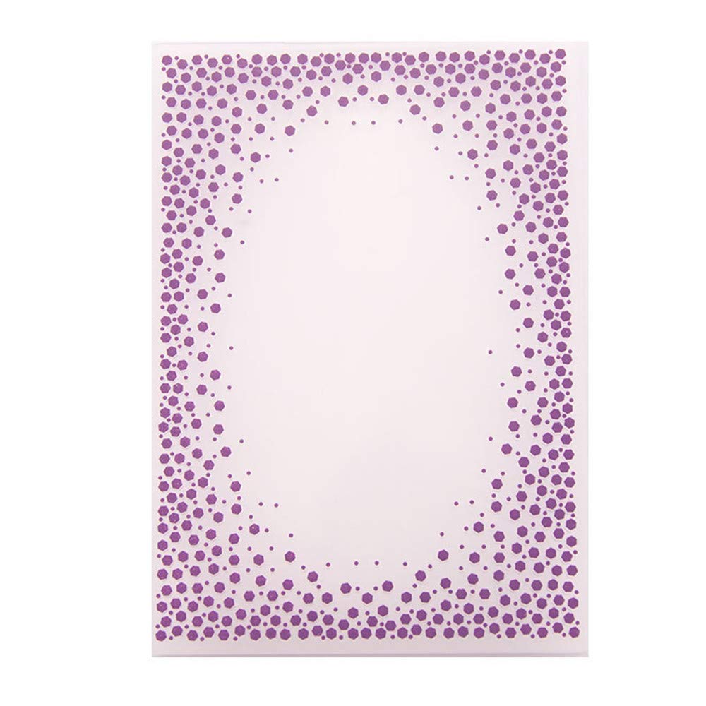 arriettycraft Snowfall Window Frame Plastic Embossing Folders for Card Making or Scrapbook DIY Album Card Tool Plastic Template Folders