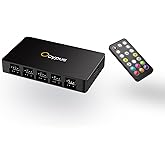 Ocypus Delta EH10 Fan Hub with Remote Controller for PC Case, Support 10 Ports 5V-3PIN ARGB / 12V 4PIN PWM, Smart Circuit Pro