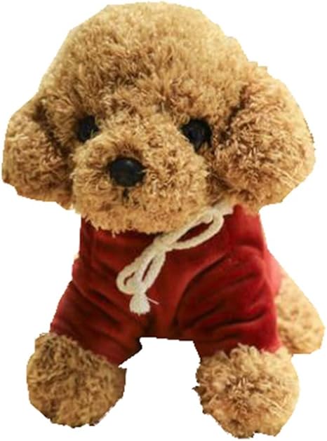 Amazon Co Jp 犬のマスコットシミュレーションテディ犬ぬいぐるみ人形人形年 1 子犬の犬の人形 ホーム キッチン