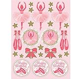 Twinkle Toes Ballerina Party Sticker Sheets x 4