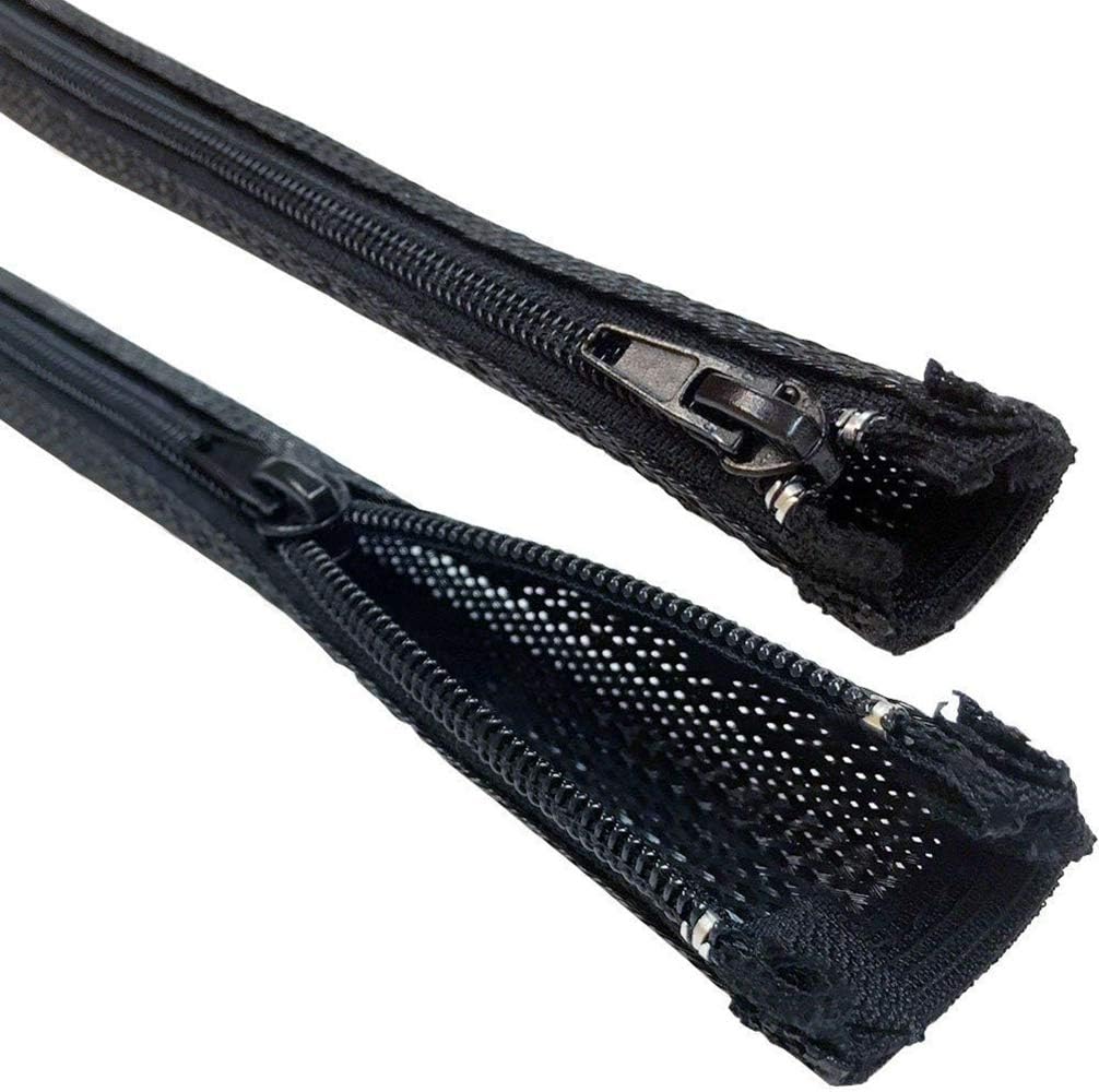 Electriduct 1.25" Expandable Braided Zipper Sleeving Wrap