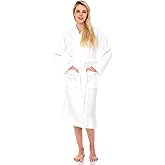 TowelSelections Womens Robe Waffle Kimono Spa Bathrobe Soft Lightweight Bath Robe for Women XS to 2X