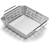 Weber&reg; Style Small Grilling Basket, Stainless Steel | Durable Grill Basket for Side Dishes, Fits All Weber&reg; Grills - Grill Accessory