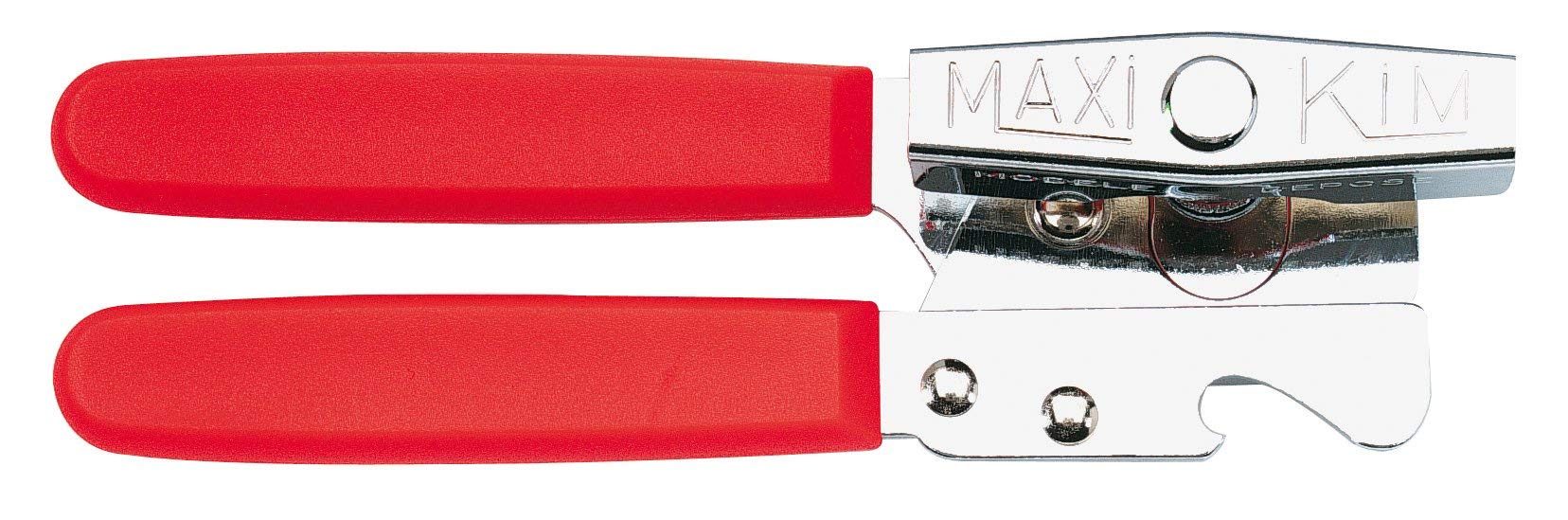 Nogent*** Maxi Kim 04040G Can Opener - Steel with Plastic-Coated Handles - Red