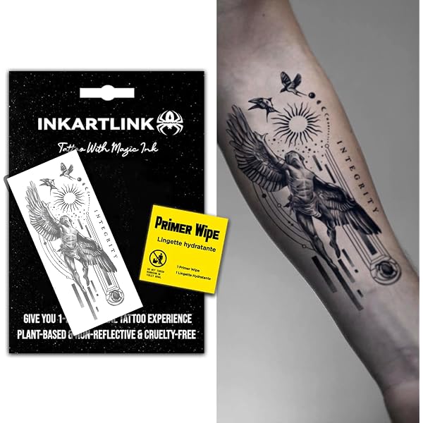 Azeeda Temporäre Libellen-Tattoos – Wasserfest & Hautverträglich
