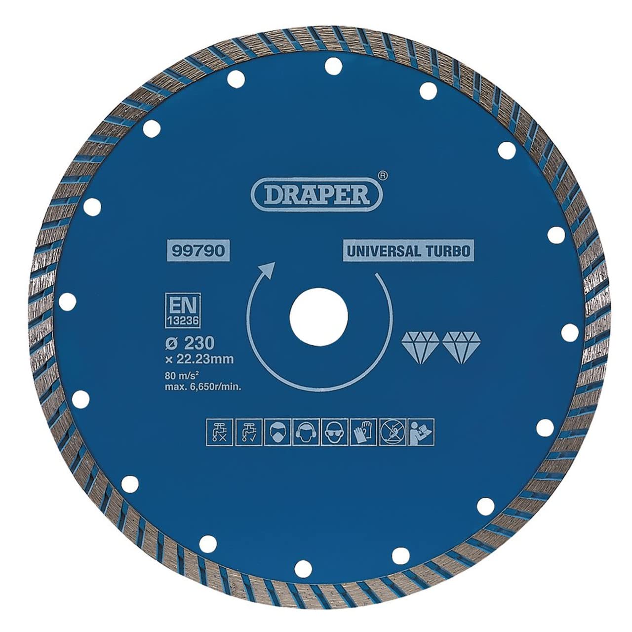 Draper 99790 Turbo Diamond Blade (230mm)