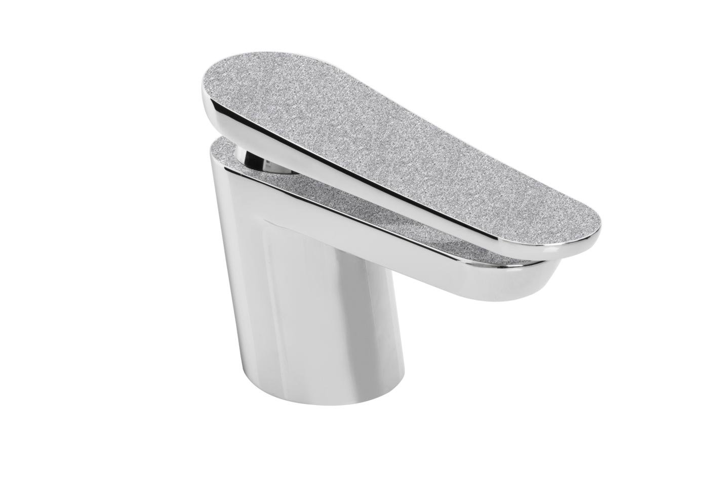 Bristan MCLR 1HBF SS Metallix Claret 1 Hole Bath Filler Silver Sparkle, Chrome/Silver