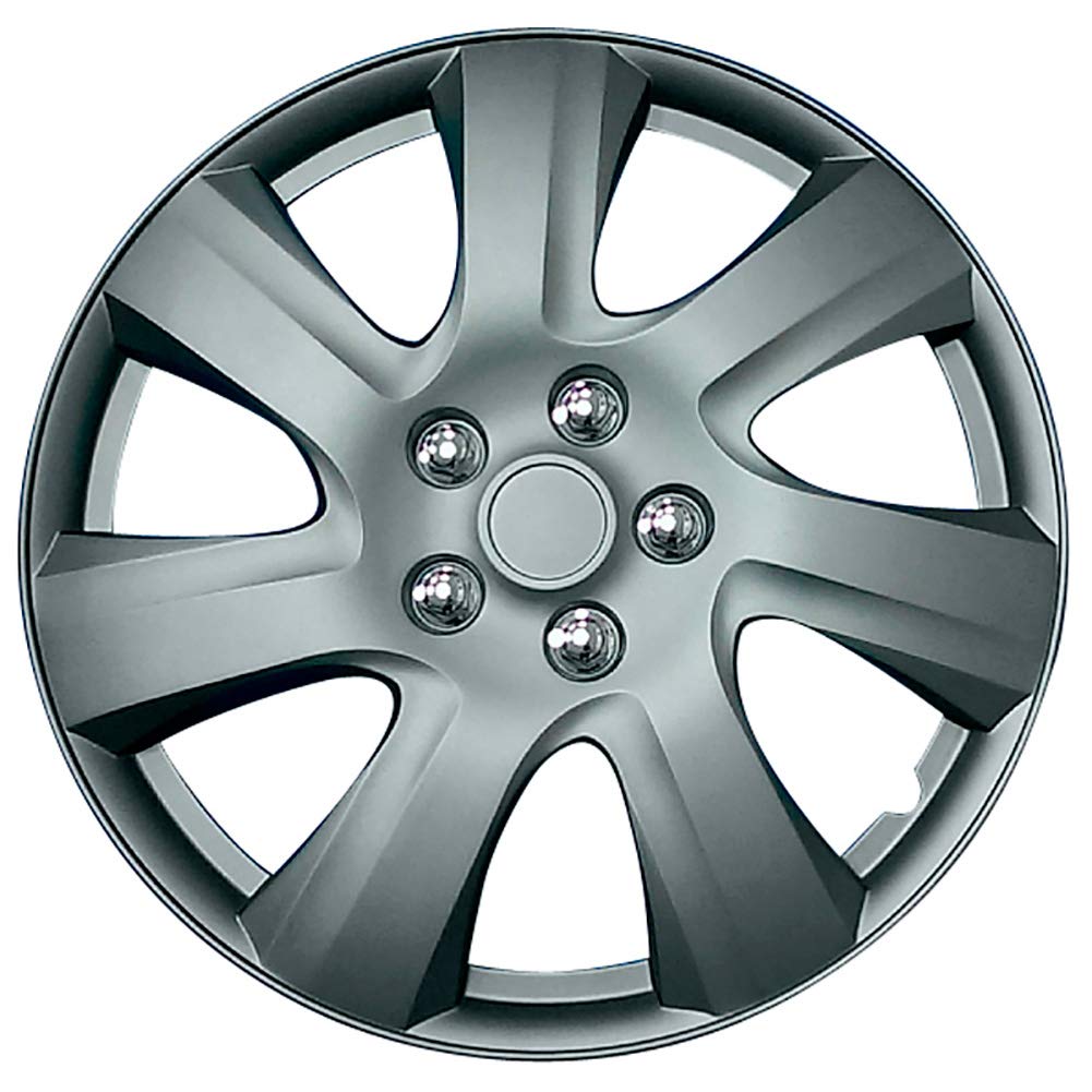 AutoStyle Set of 4 wheel covers Carolina 17-inch matt-gunmetal