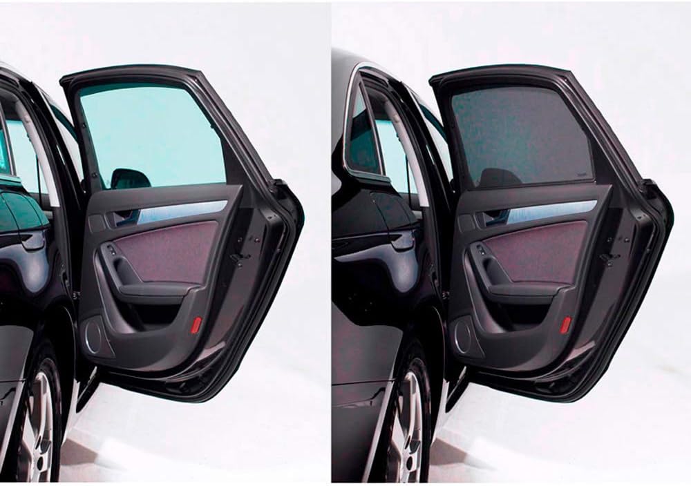 ClimAir Car Comfort Sonniboy compatible with Skoda Fabia III (5J) HB 5-doors 2014-2021, Black - Image 4