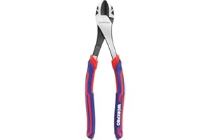 WORKPRO 8 Inch High Leverage Diagonal Pliers, Wire Cutters Heavy Duty in CRV Steel, Diagonal Cutters for Cutting Wires