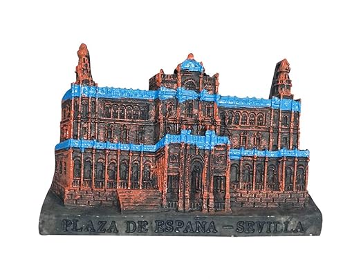 zamonji Plaza de España Sevilla, 3D Imanes para Refrigerador Imán ...