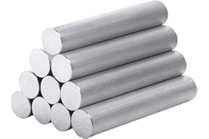 HISPKNIX 10-Pack 99% Pure Magnesium Fire Starter Rods (3.5x0.63 Inch) Compatible with Camping Survival & Outdoor Emergencies