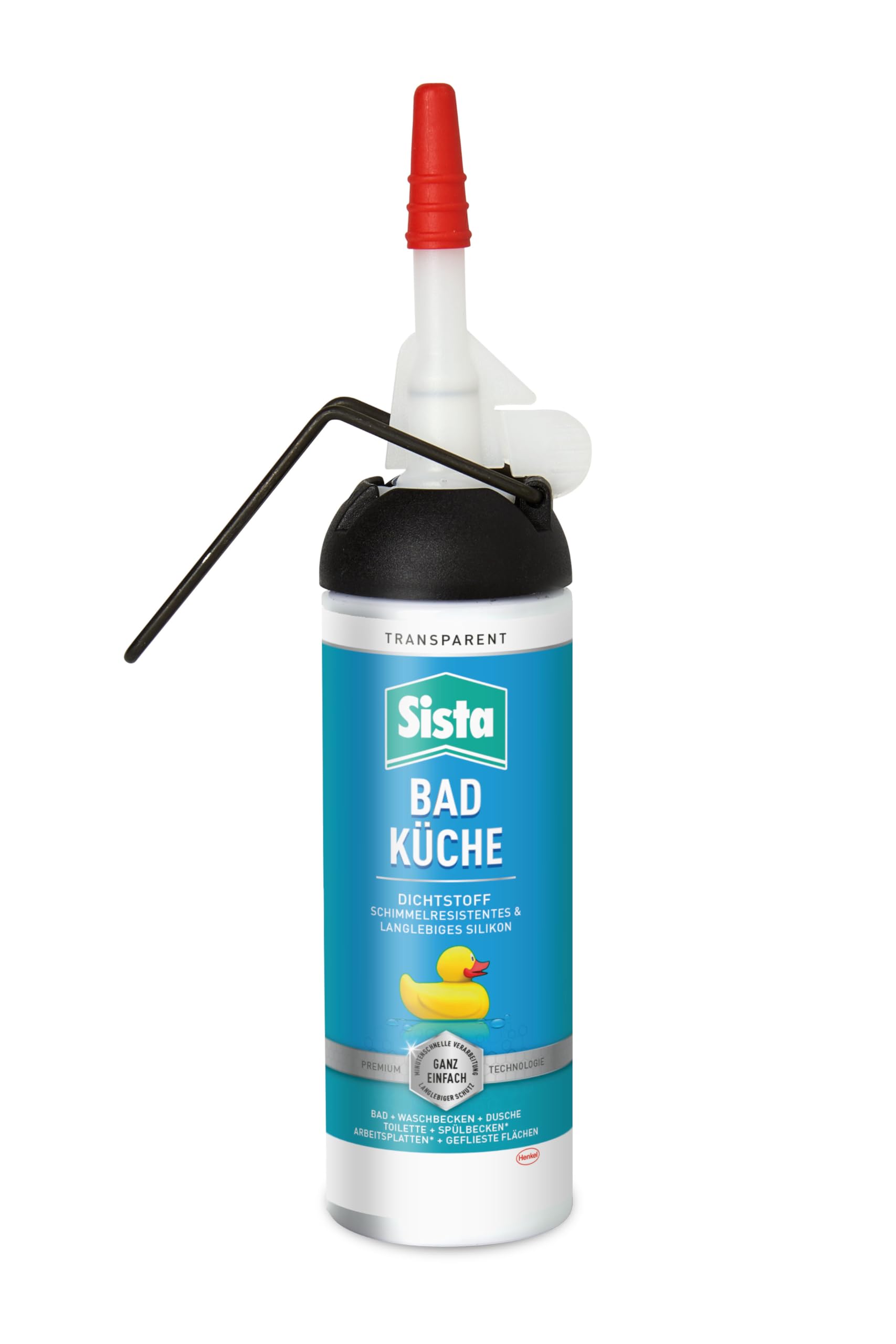 Sista SLBKT Bathroom & Kitchen Sealant, Clear