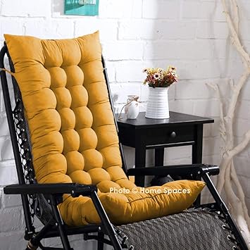 Buy Home Spaces Soft Relaxing Home Seat Cushion Long Chair Pad Cushion For Rocking Chairs Indoor Outdoor Home Office Garden Decor Pack Of 1 48 X 16 Inches Peach Online At