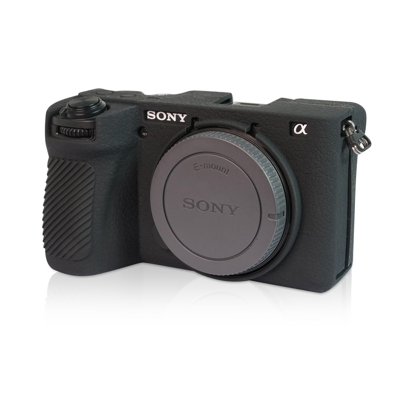 Easy Hood Alpha 6700 Camera Case, Soft Silicone Protective Cover Anti-Scratch Slim Fit Body Skin Protector Housing Sleeve for Sony Alpha 6700 A6700 Mirrorless Camera Black