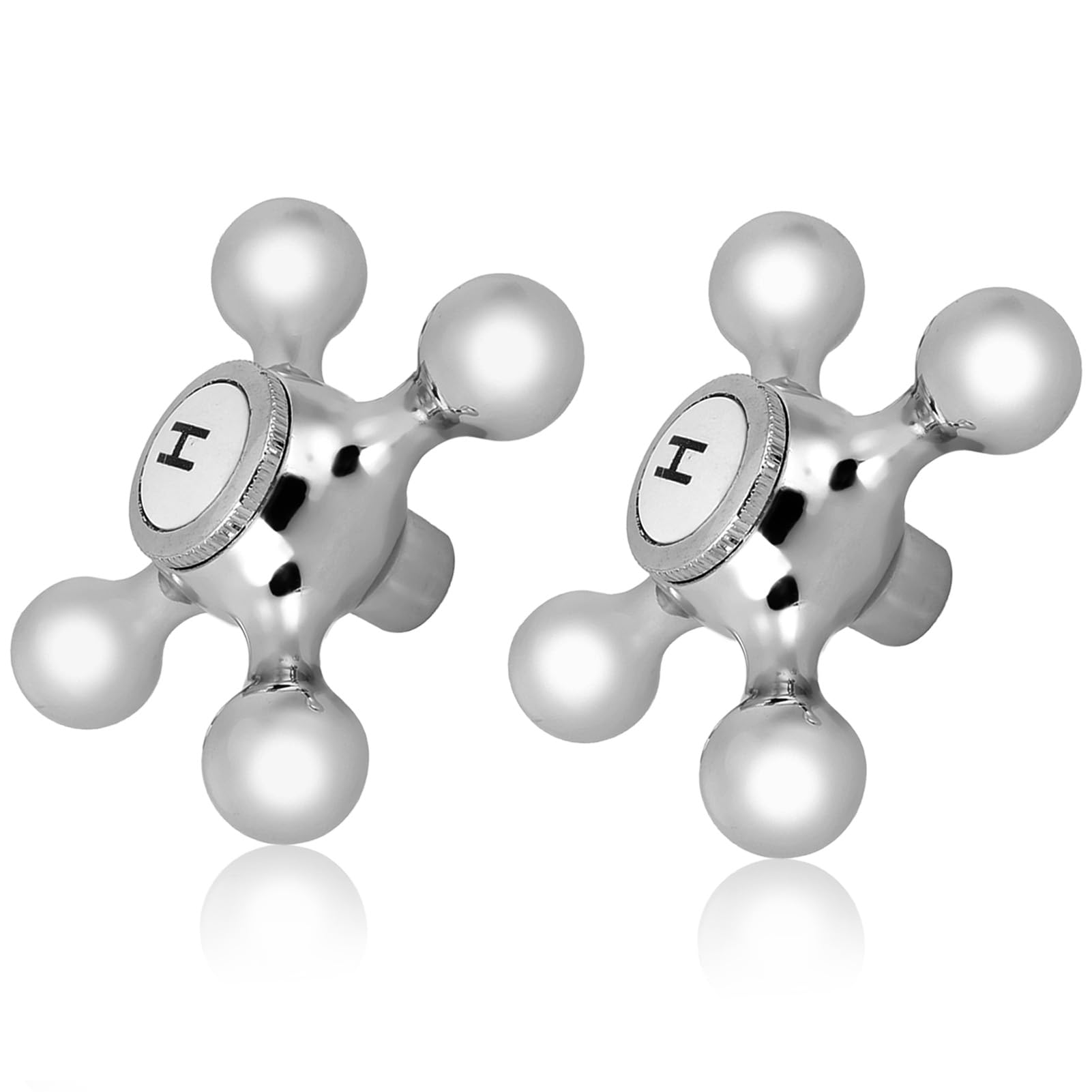 Gsycle Cross-Arm Faucet Handles, Conversion Kit for Shower & Bathroom