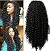200 density Synthetic Lace Front Wigs for Black Women Heat Resistant Japan Fiber Curly Wave with Baby Hair
