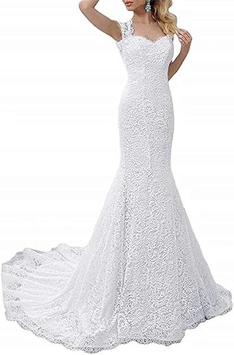 mermaid cut wedding dress