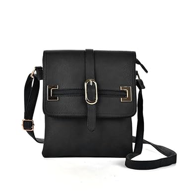 GLITZALL GLITZALL Women s Crossbody Messenger Bag for work Shoudle Bag Casuel Satchel Purse Black